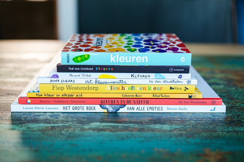 Kleurrijke kinderboeken